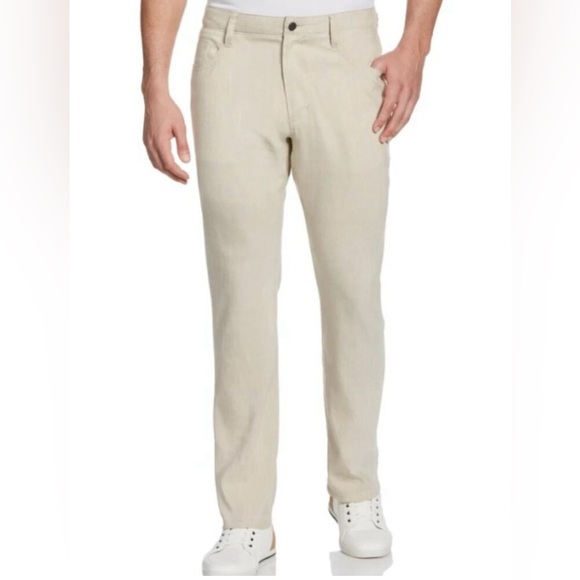 Cubavera 🟣 GUC Size Waist 34 / Inseam 32 Linen Blend 5 Pocket Pants - Picture 1 of 8